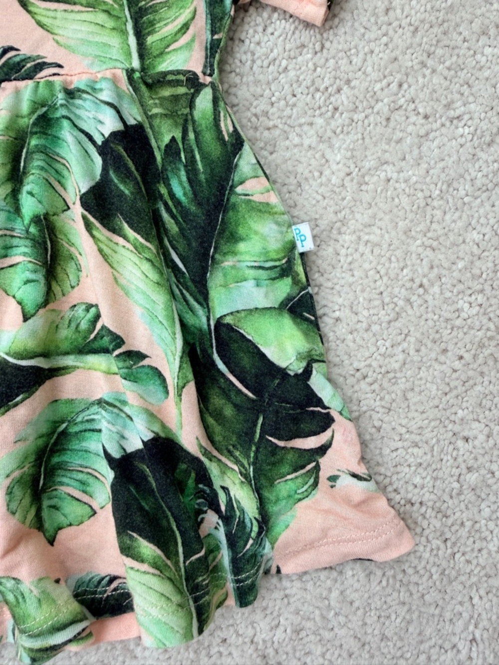 Posh Peanut Tiffany Print Peplem Shirt and Ruffled Short Set - Picture 5 of 12